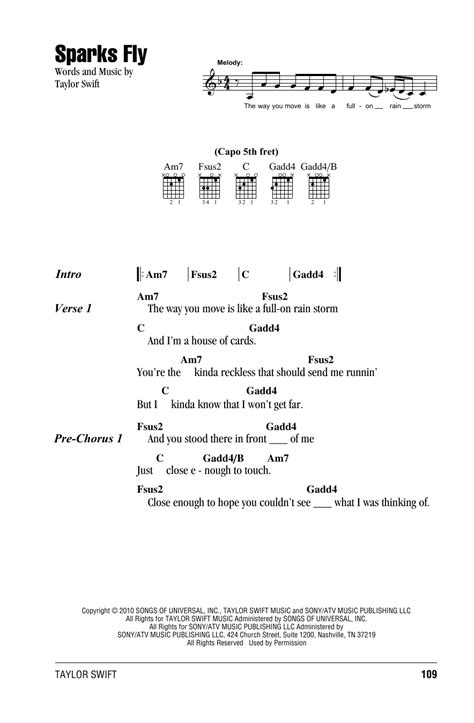 jerkmate guitar tab|SPARKS FLY TAB by Taylor Swift @ Ultimate.